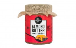 The Butternut Co. Almond Butter, Honey & Flaxseed  Glass Jar  200 grams